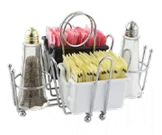 Condiment Caddies and Racks