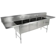 John Boos Four Compartment Sinks