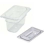 Plastic Food Pans, Drain Trays, and Lids