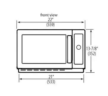 generic RCS10DSE Microwave Oven