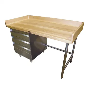 Advance Tabco BST-364L Prep Work Table, Bakers Top