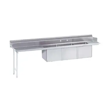 Advance Tabco DTC-3-2424-144L Dishtable, with Potsinks