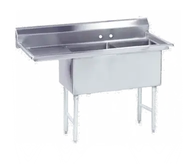 Advance Tabco FC-2-2424-18L Sink, (2) Two Compartment