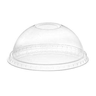 AMHIL ENTERPRISES Dome Lid, 16-24 oz, Clear, Plastic, No Hole, (1,000/Case), Amhil Enterprise ADL626NH