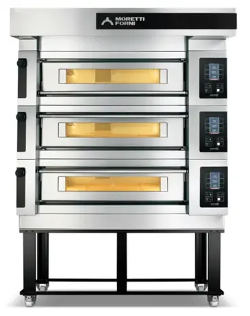 AMPTO S100E3 Pizza Bake Oven, Deck-Type, Electric