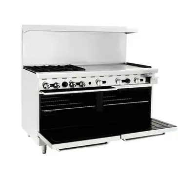 Atosa AGR-4B36GR-LP Range, 60" Restaurant, Gas