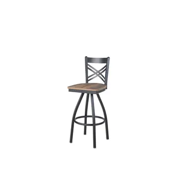 BFM 2130SKPR-SB Bar Stool, Swivel, Indoor