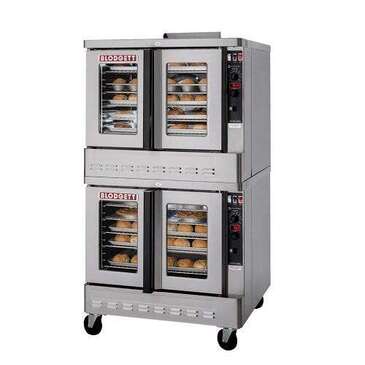 Blodgett Convection Oven, 39", Double Deck, Glass Doors, Gas, Zephaire, Blodgett ZEPH-100G-DBL