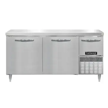 Continental Refrigerator DFA68NSS Freezer Counter, Work Top