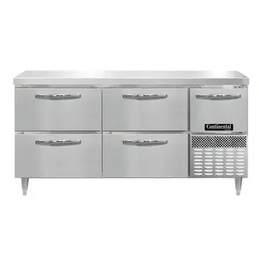 Continental Refrigerator DFA68NSS-D Freezer Counter, Work Top