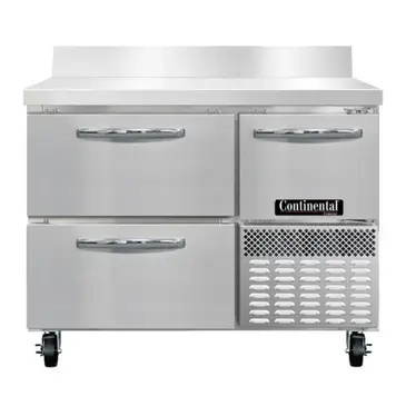 Continental Refrigerator FA43SNBS-D Freezer Counter, Work Top