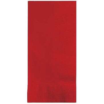 CONVERTING Dinner Napkin, 16" x 16", Red, Paper, 2 Ply, (100/Pack) Creative Converting 27-1031