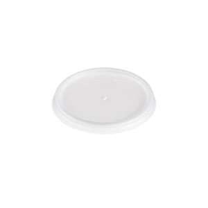 DART SOLO CONTAINER Foam Container Lid, 4 oz, White, Foam, (1000/Case) Dart 4JL