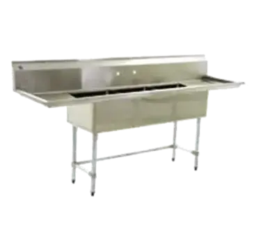 Eagle Group BPS-2448-2-24-FC Sink, (2) Two Compartment