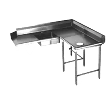 Eagle Group SDTCR-96-16/3 Dishtable, Soiled "L" Shaped