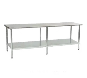 Eagle Group T3096B-1X Work Table,  85" - 96", Stainless Steel Top