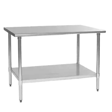 Eagle Group T3672B Work Table,  63" - 72", Stainless Steel Top