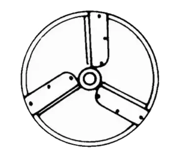 Electrolux 653195 Slicing Disc Plate