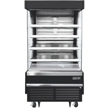 Everest Refrigeration EOMV-36-B-35-T Merchandiser, Open Refrigerated Display