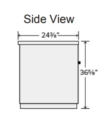 Falcon ABB-72SS Back Bar Cabinet, Refrigerated