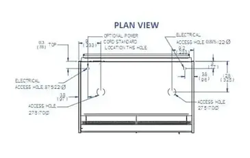 Federal Industries ITRSS3626 Display Case, Refrigerated, Drop In