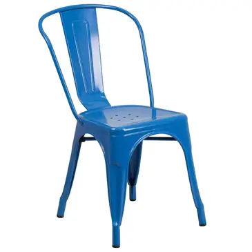 Flash Furniture CH-31230-BL-GG Chair, Side, Stacking, Outdoor