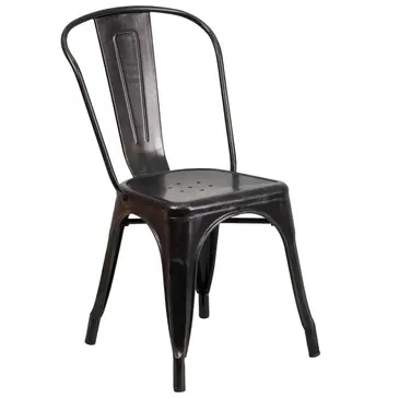 Flash Furniture CH-31230-BQ-GG Chair, Side, Stacking, Outdoor