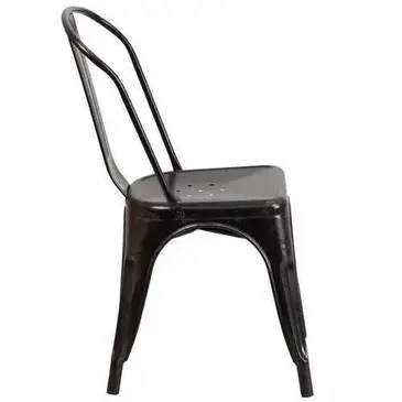 Flash Furniture CH-31230-BQ-GG Chair, Side, Stacking, Outdoor