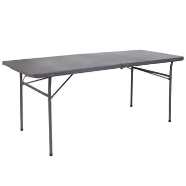 Flash Furniture DAD-LF-183Z-DG-GG Folding Table, Rectangle