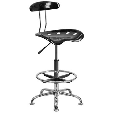 Flash Furniture LF-215-BLK-GG Work Stool