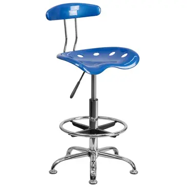 Flash Furniture LF-215-BRIGHTBLUE-GG Work Stool