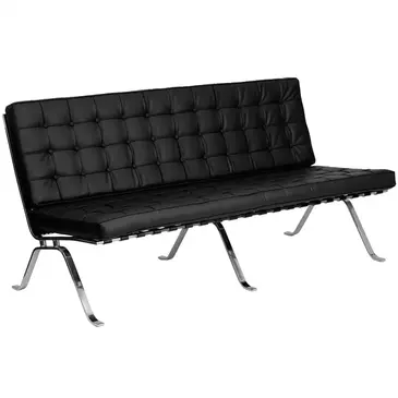 Flash Furniture ZB-FLASH-801-SOFA-BK-GG Sofa Seating, Indoor