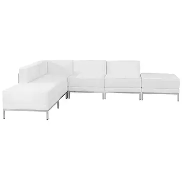 Flash Furniture ZB-IMAG-SECT-SET8-WH-GG Sofa Seating, Indoor