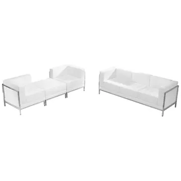 Flash Furniture ZB-IMAG-SET15-WH-GG Sofa Seating, Indoor