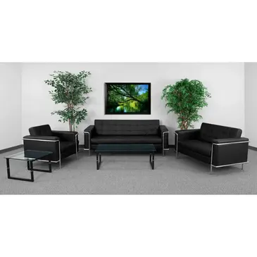 Flash Furniture ZB-LESLEY-8090-SET-BK-GG Sofa Seating, Indoor