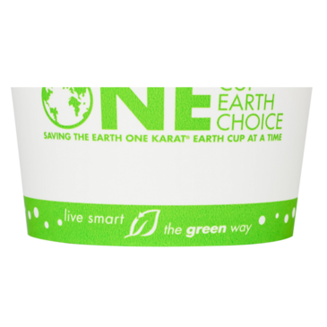 Food Container, 16 oz, Eco Friendly Print, Paper, (500/Case), Karat Earth KE-KDP16