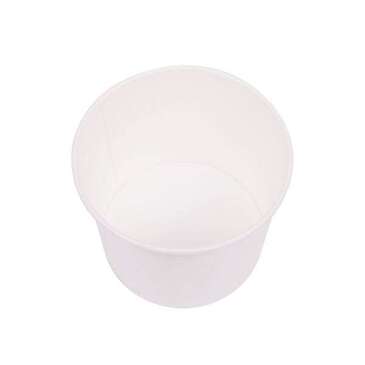 Food Container, 16 oz, White, Paper, (1,000/Case), Karat C-KDP16W