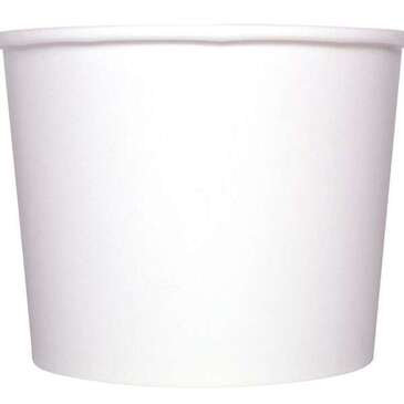 Food Container, 16 oz, White, Paper, (1,000/Case), Karat C-KDP16W