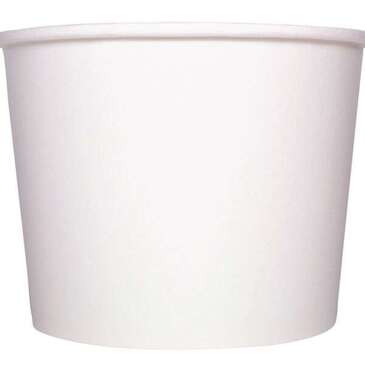 Food Container, 32 oz, White, Paper, (600/Case), Karat C-KDP32W