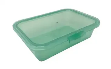 G.E.T. Enterprises EC-28-1-CL Carry Take Out Container, Plastic