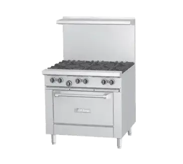 Garland US Range U36-2G24R Range, 36" Restaurant, Gas