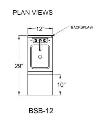 Glastender BSB-12 Underbar Blender Station