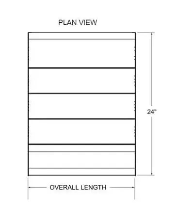 Glastender C-LD-12 Underbar Bottle Display Unit