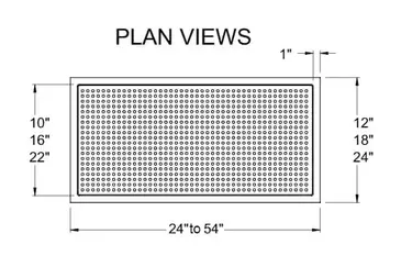 Glastender IDU-24X30 Ice Display, Bar