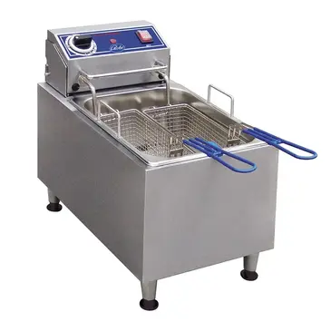 Globe PF10E Fryer, Electric, Countertop, Full Pot