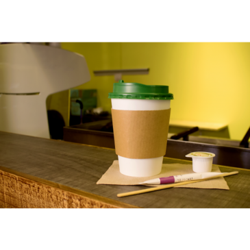 Hot Cup, 12oz., White, Insulated Paper, (50/Sleeve) Karat C-K512W