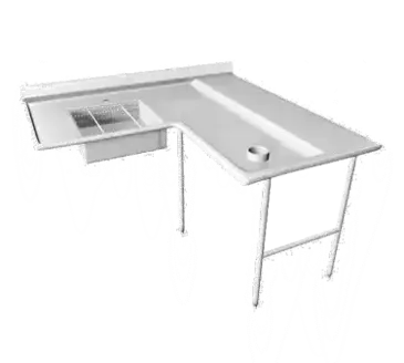 IMC/Teddy ISDS-108-16 Dishtable, Soiled "L" Shaped