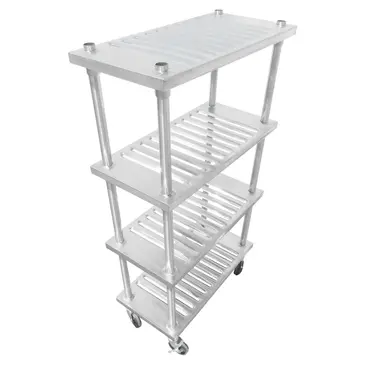 IMC/Teddy S-2414-4L Shelving Unit, Louvered Slotted