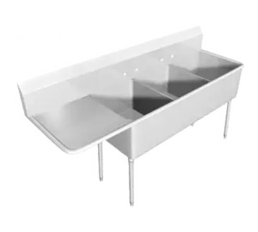 IMC/Teddy SCS-34-2028-30R Sink, (3) Three Compartment