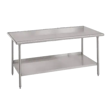 IMC/Teddy WT-24120 Work Table, 109" - 120", Stainless Steel Top